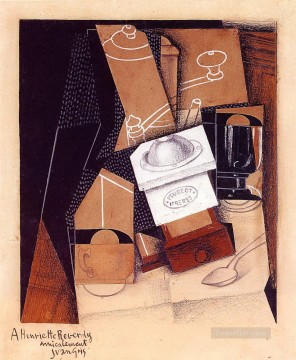 フアン・グリス Painting - コーヒーグラインダー 1916年 フアン・グリ